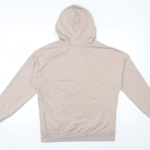 New Look Womens Beige  Cotton Pullover Hoodie Size S  Pullover