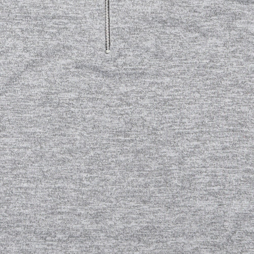 New Look 915 Generation Girls Grey  Polyester Basic Casual Size 12-13 Years Round Neck Zip