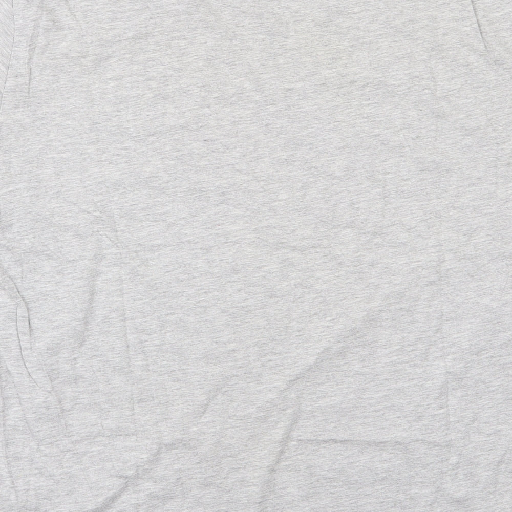 Cedar Wood State Mens Grey  Cotton  T-Shirt Size L Round Neck