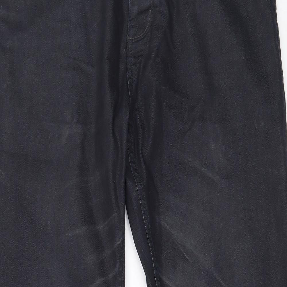 NEXT Mens Blue  Cotton Straight Jeans Size 36 in L33 in Regular Button