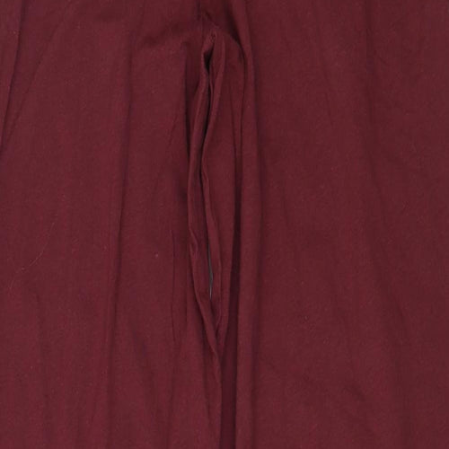 Dunnes Stores Mens Red  100% Cotton  Pyjama Pants Size S  Drawstring