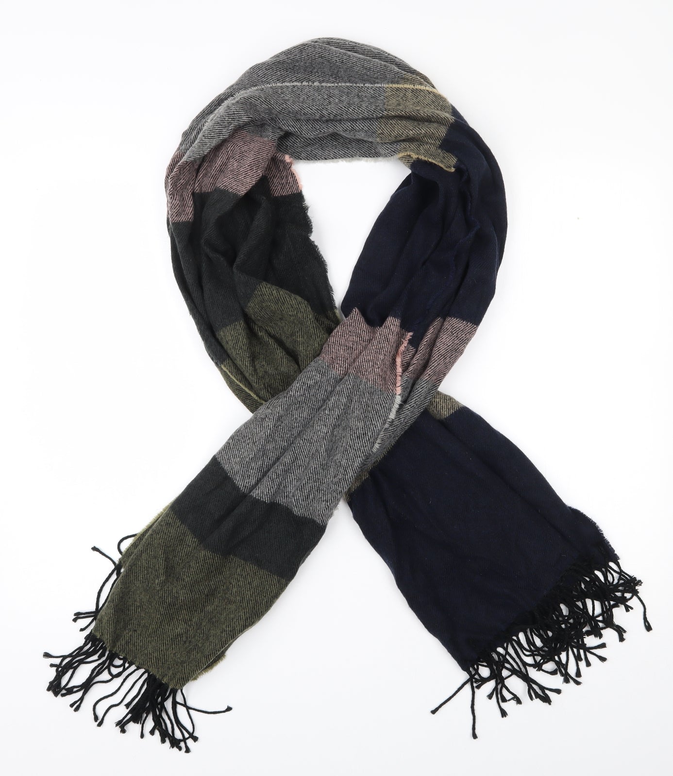 Marks and Spencer Womens Green  Acrylic  Scarf