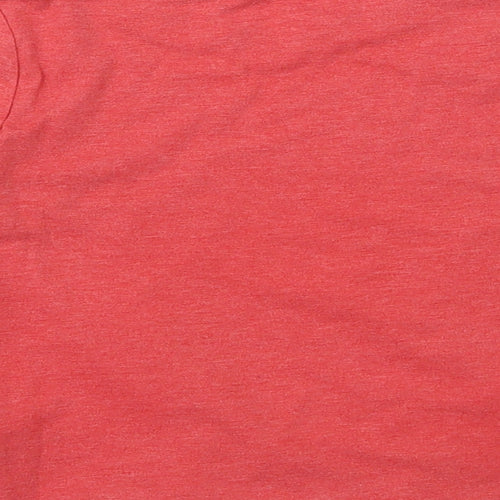 Next  Girls Red  Cotton Basic T-Shirt Size 3 Years Round Neck Pullover - Shopkins