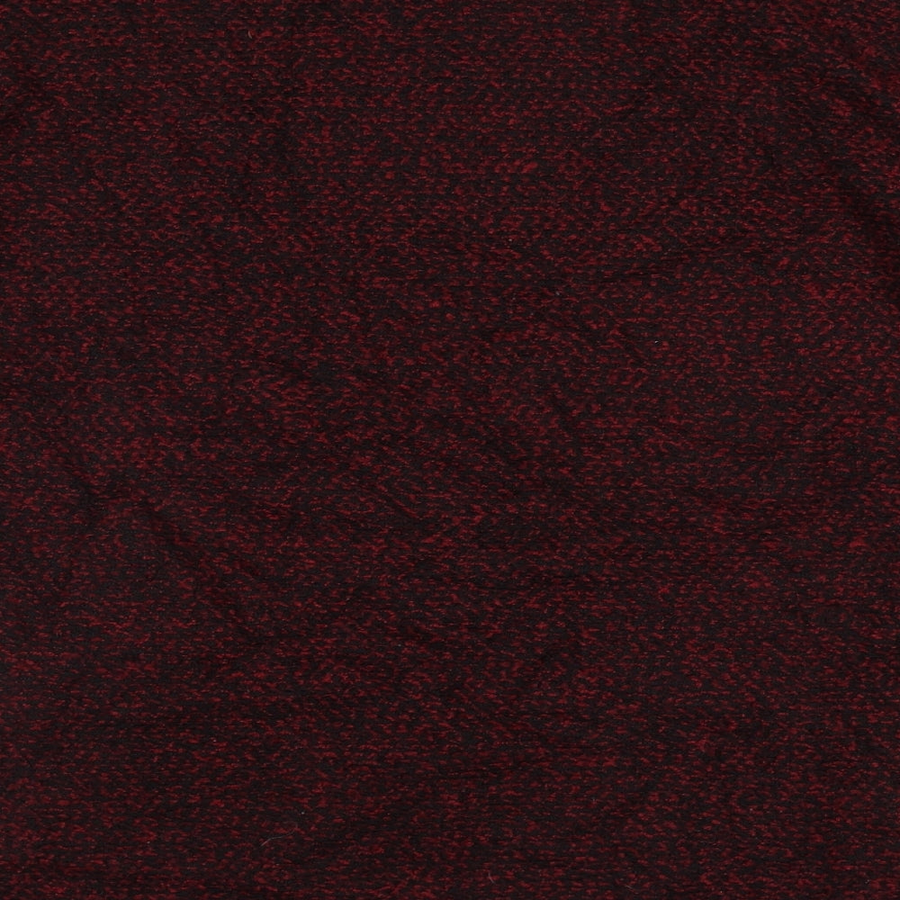C Man Mens Red Crew Neck  Acrylic Pullover Jumper Size M