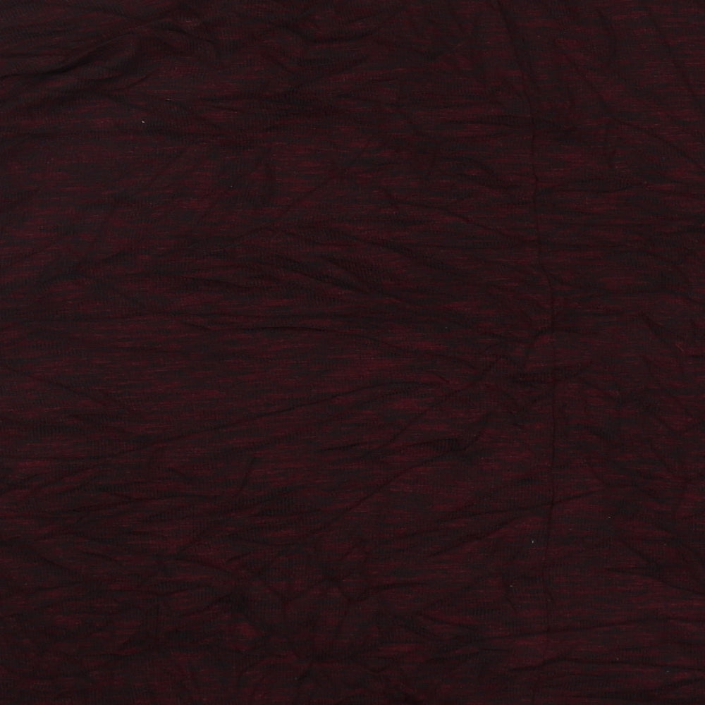 New Look Womens Purple Crew Neck  Polyester Pullover Jumper Size L