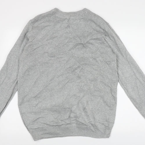 Blooming Marvellous Womens Grey Crew Neck  Cotton Pullover Jumper Size L