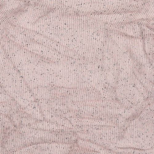 H&M Womens Pink Boat Neck  Acrylic Pullover Jumper Size S