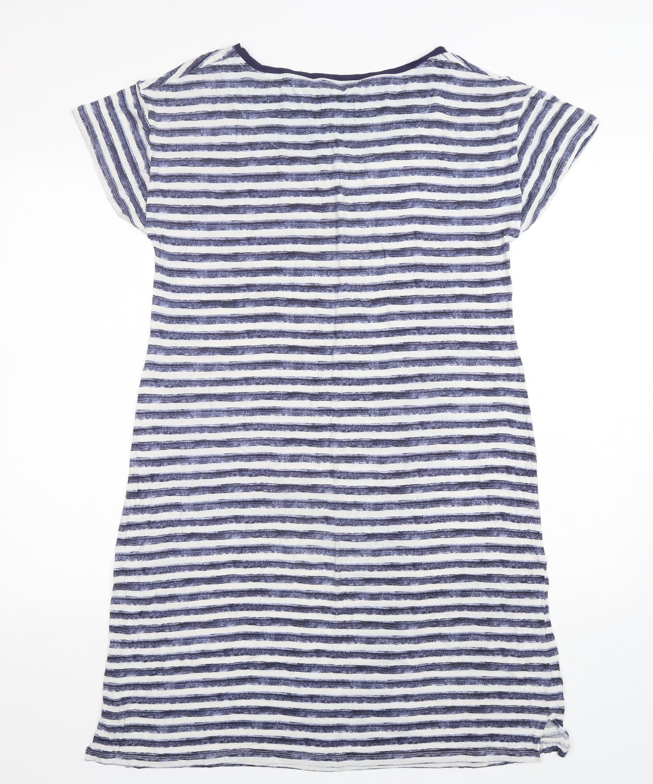 Marks and Spencer Womens Multicoloured Striped Viscose  Dress Size 12