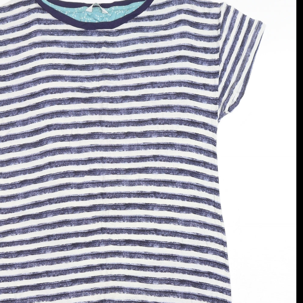 Marks and Spencer Womens Multicoloured Striped Viscose  Dress Size 12