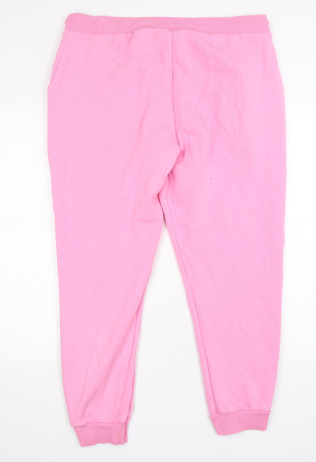 George Womens Pink  Cotton Sweatpants Trousers Size 18 L28 in Regular Drawstring