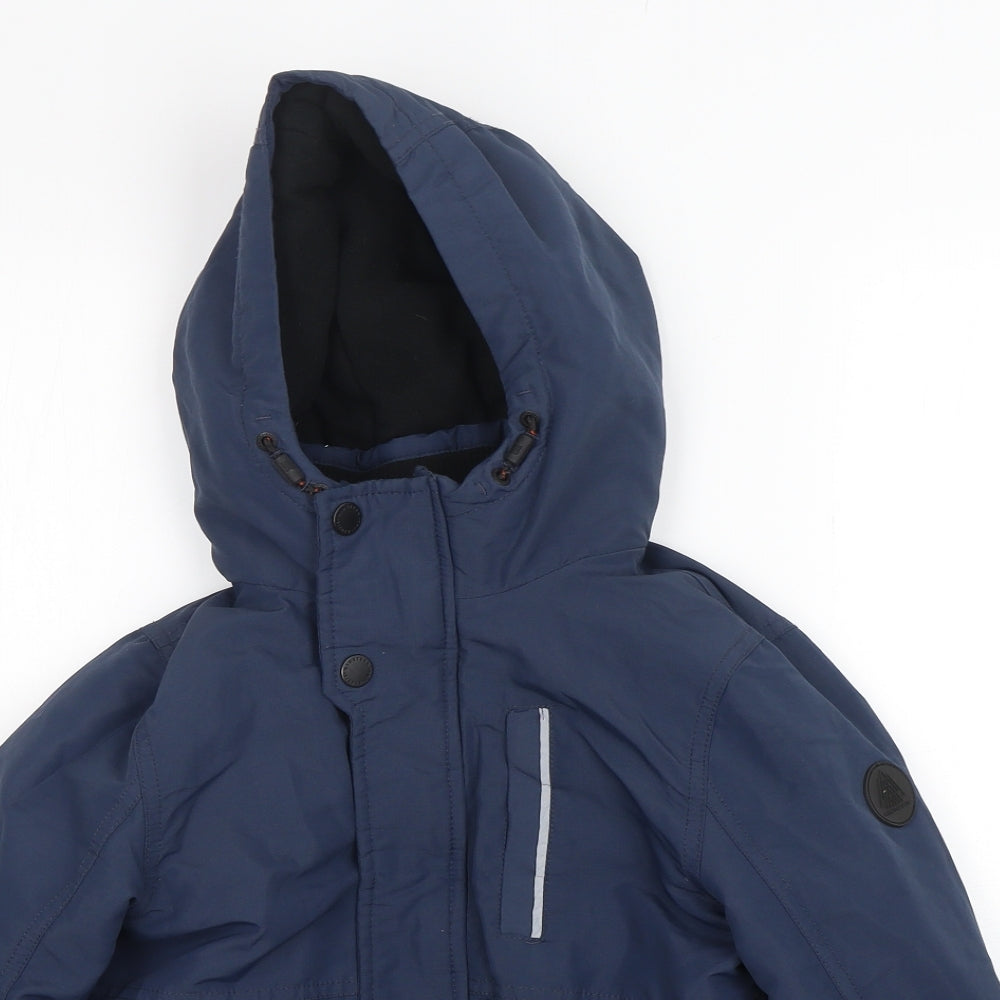 NEXT Boys Blue   Rain Coat Coat Size 8 Years  Zip