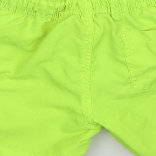 Primark Boys Green  Polyester Bermuda Shorts Size 3-4 Years  Regular Drawstring - Swim Shorts