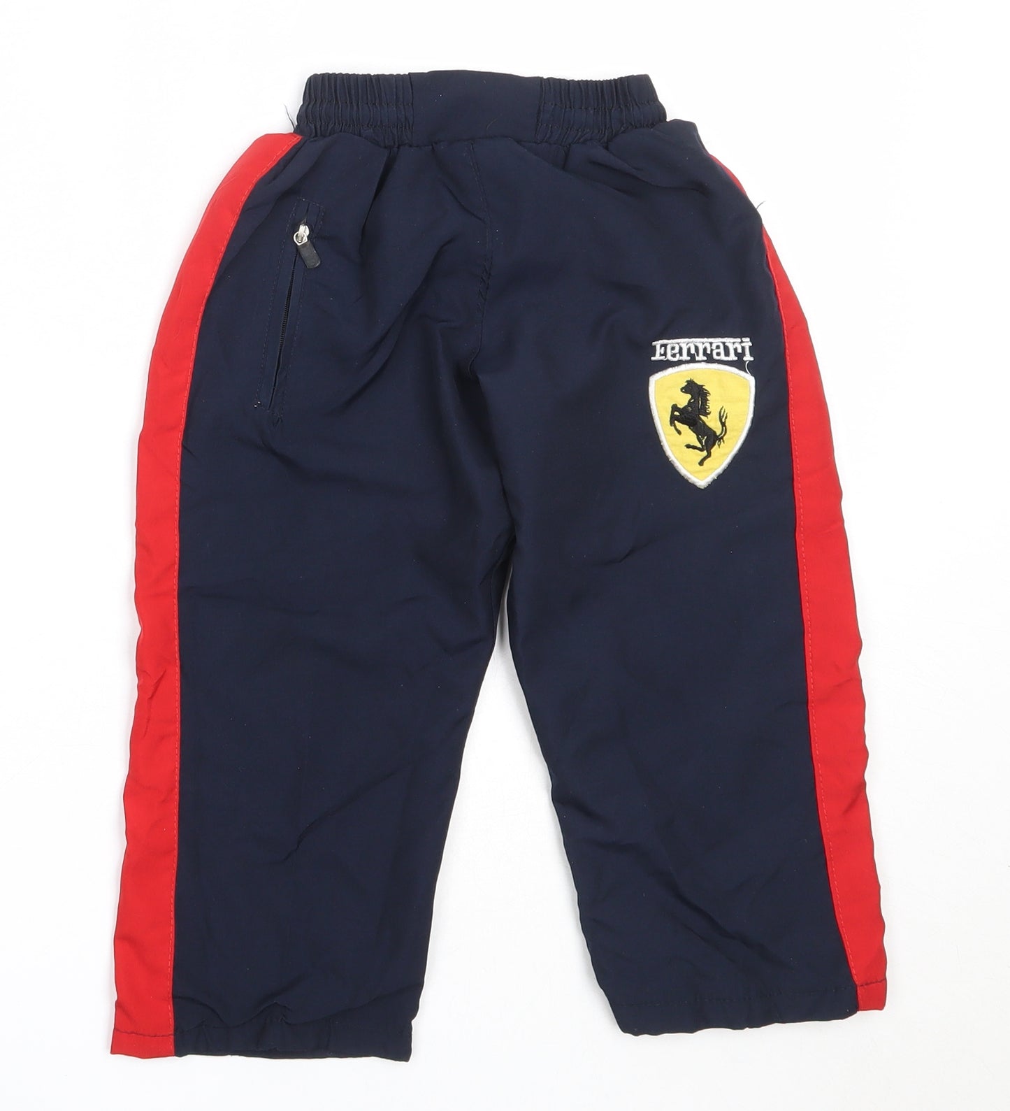 Ferrari Boys Blue  Polyester Sweatpants Trousers Size 2 Years  Regular  - Ferrari