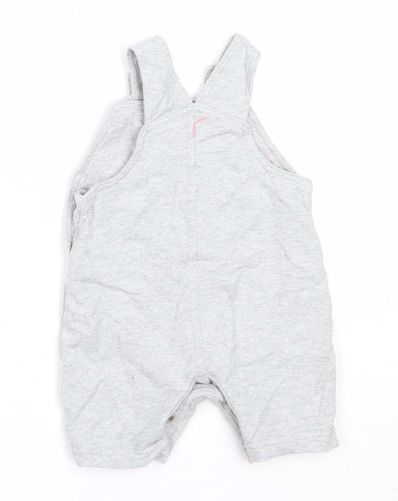 George Boys Grey  Cotton Dungaree One-Piece Size 3-6 Months   - batman