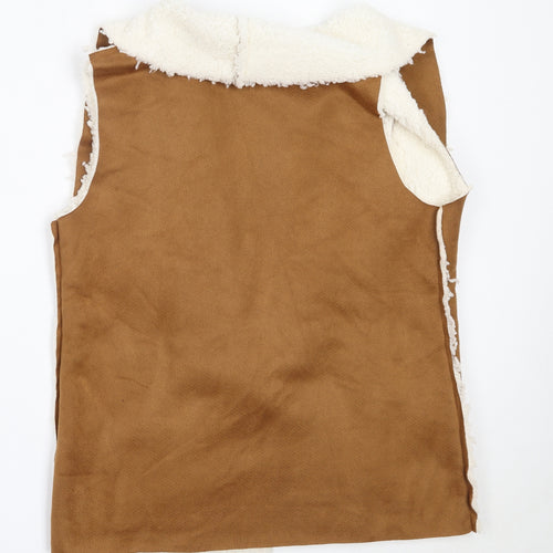 SheIn Womens Brown   Jacket Waistcoat Size M