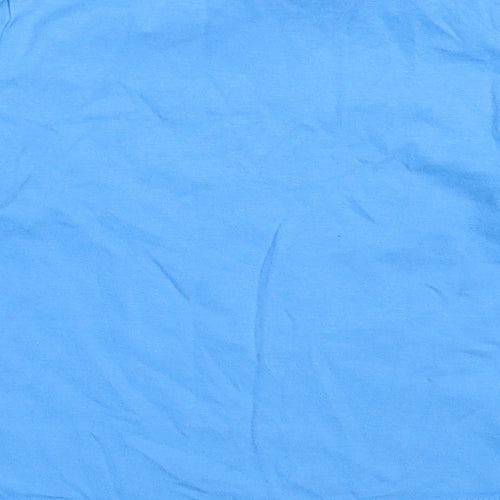 F&F Boys Blue  Cotton Basic T-Shirt Size 3-4 Years Round Neck