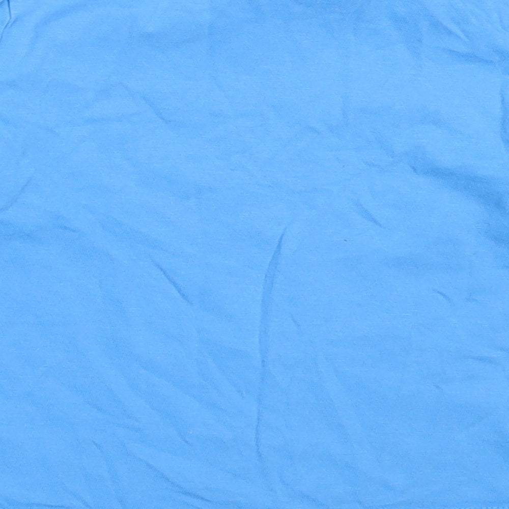 F&F Boys Blue  Cotton Basic T-Shirt Size 3-4 Years Round Neck