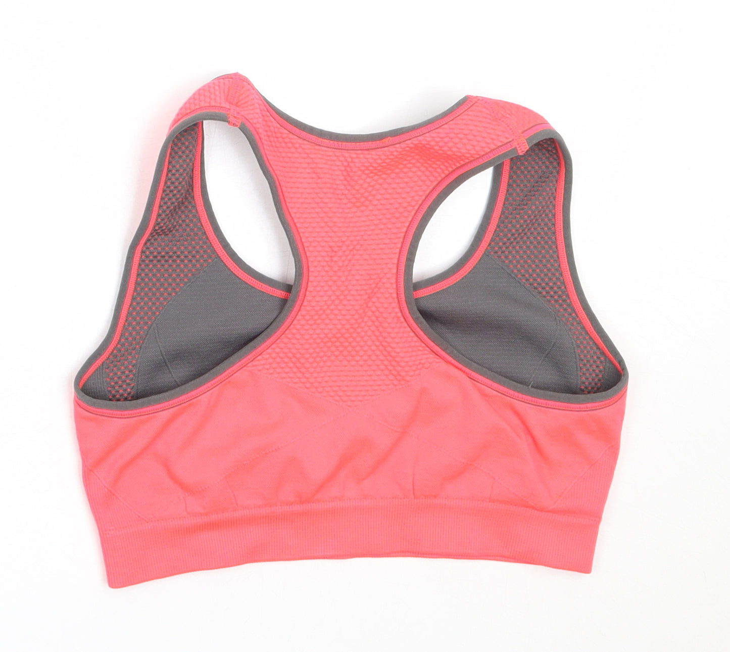 New Balance Womens Red  Nylon Cropped Tank Size M Round Neck  - sports bra