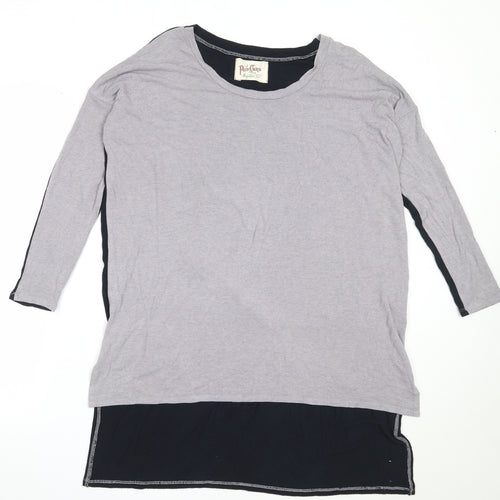 Postcard Womens Grey Round Neck  Viscose Pullover Jumper Size S