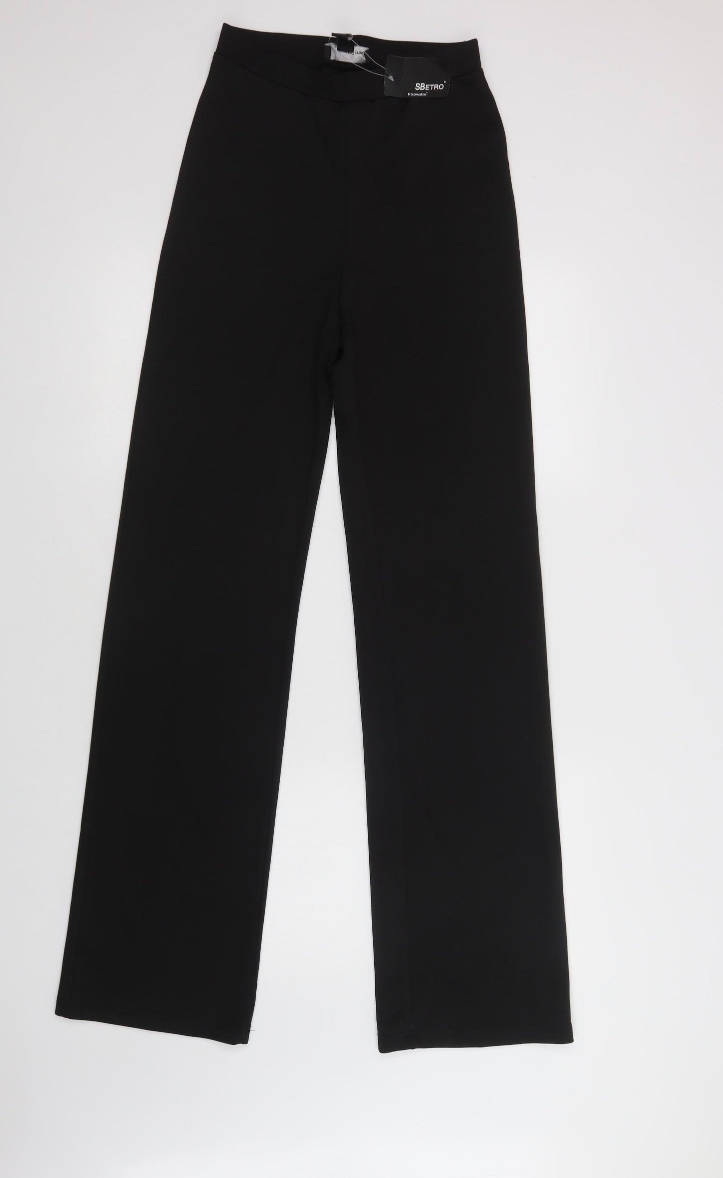 SBetro Womens Black  Polyester Jegging Trousers Size S L35 in Regular