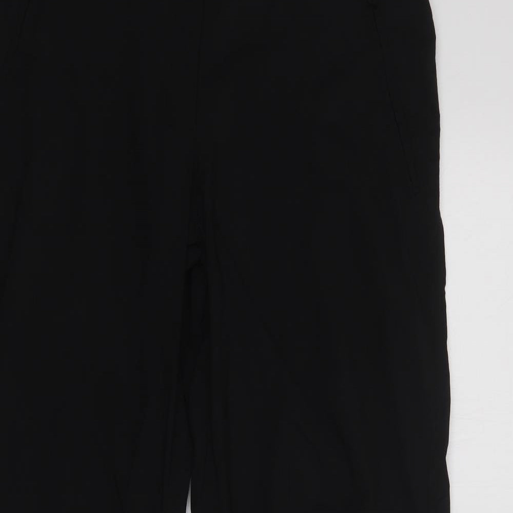 Crivit Womens Black  Polyamide Cargo Trousers Size 12 L30 in Regular Snap