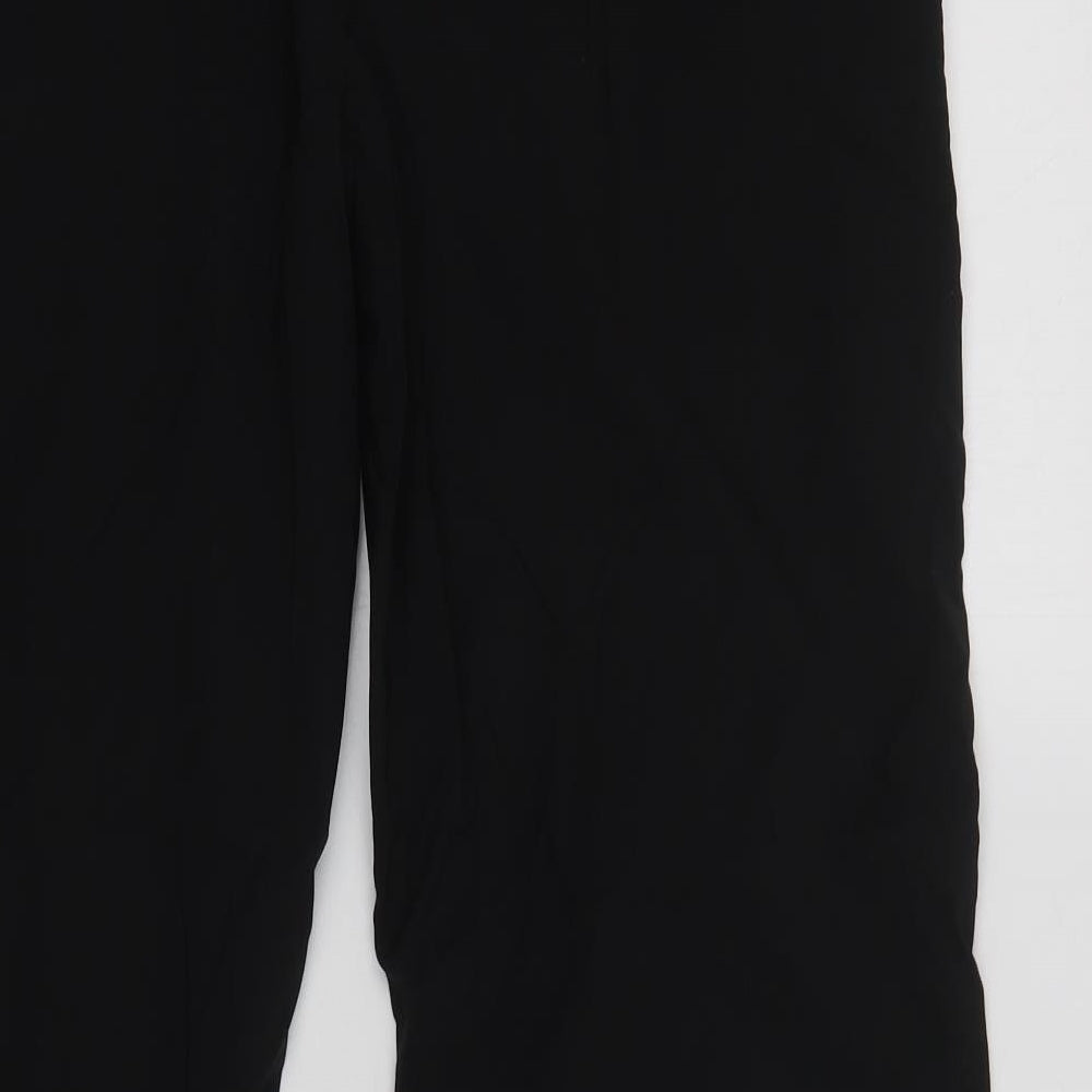 Crivit Womens Black  Polyamide Cargo Trousers Size 12 L30 in Regular Snap