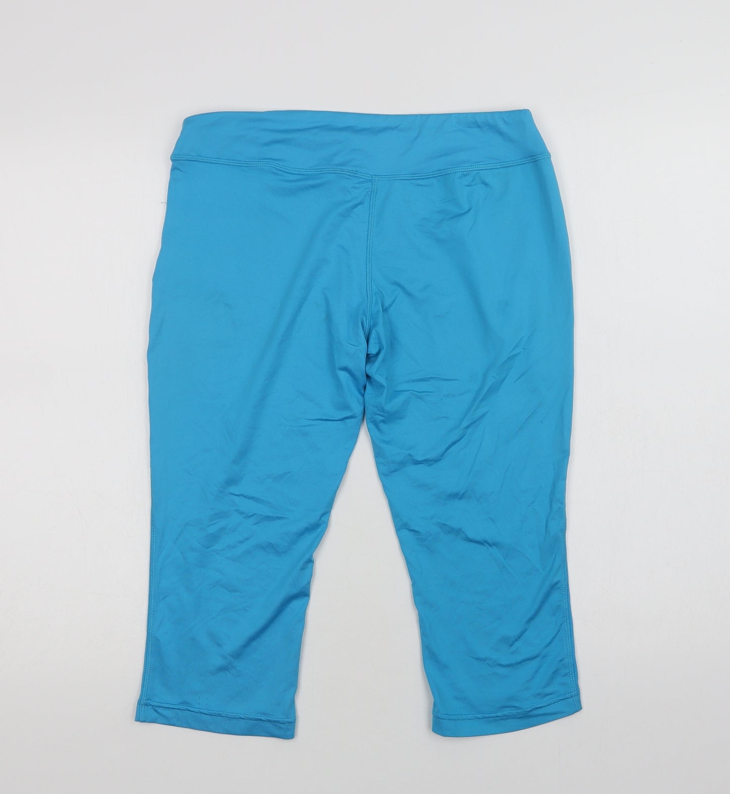 Crivit Womens Blue  Polyamide Cropped Leggings Size S L19 in Regular