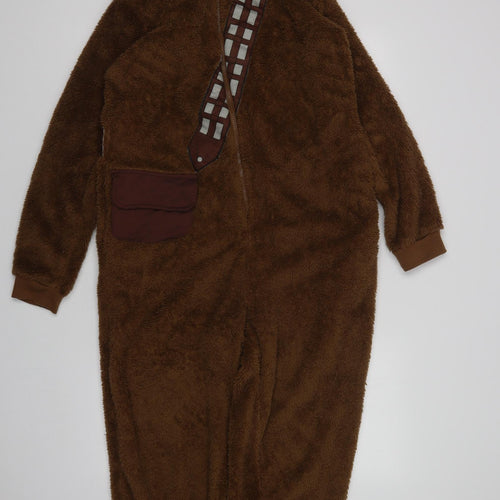 Primark Mens Brown  Polyester  Bodysuit Size S  Zip - Star Wars Onesie