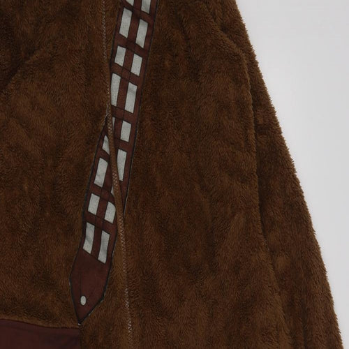 Primark Mens Brown  Polyester  Bodysuit Size S  Zip - Star Wars Onesie
