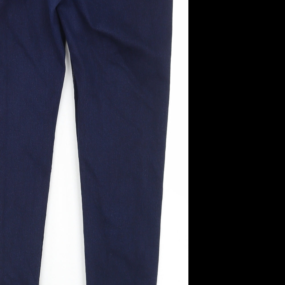 Yours Womens Blue  Cotton Jegging Jeans Size 26 L29 in Regular  - Jenny Jeggings