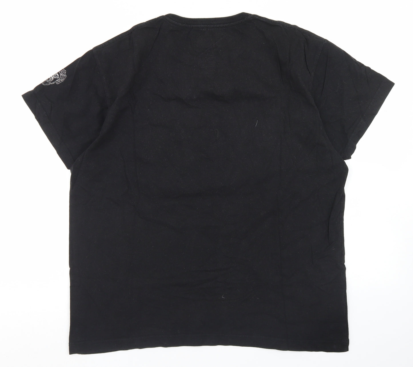 Gas Monkey Garage Mens Black  Cotton  T-Shirt Size L Crew Neck
