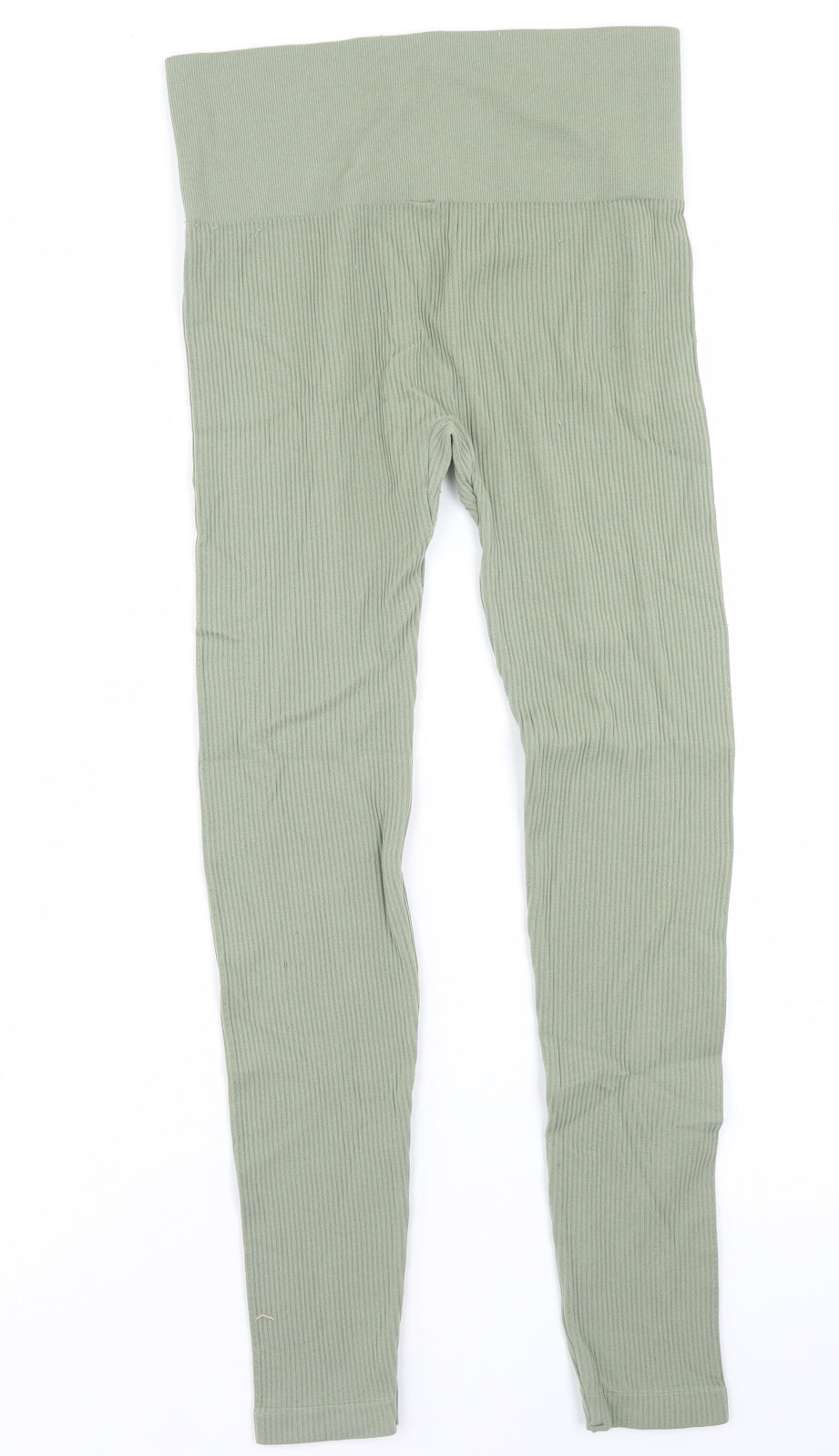 Stradivarius Womens Green  Polyamide Capri Leggings Size M L24 in
