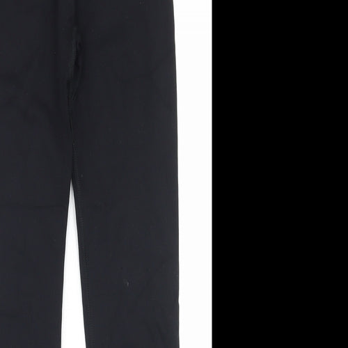 NEXT Womens Black  Nylon Compression Leggings Size S L24 in Regular