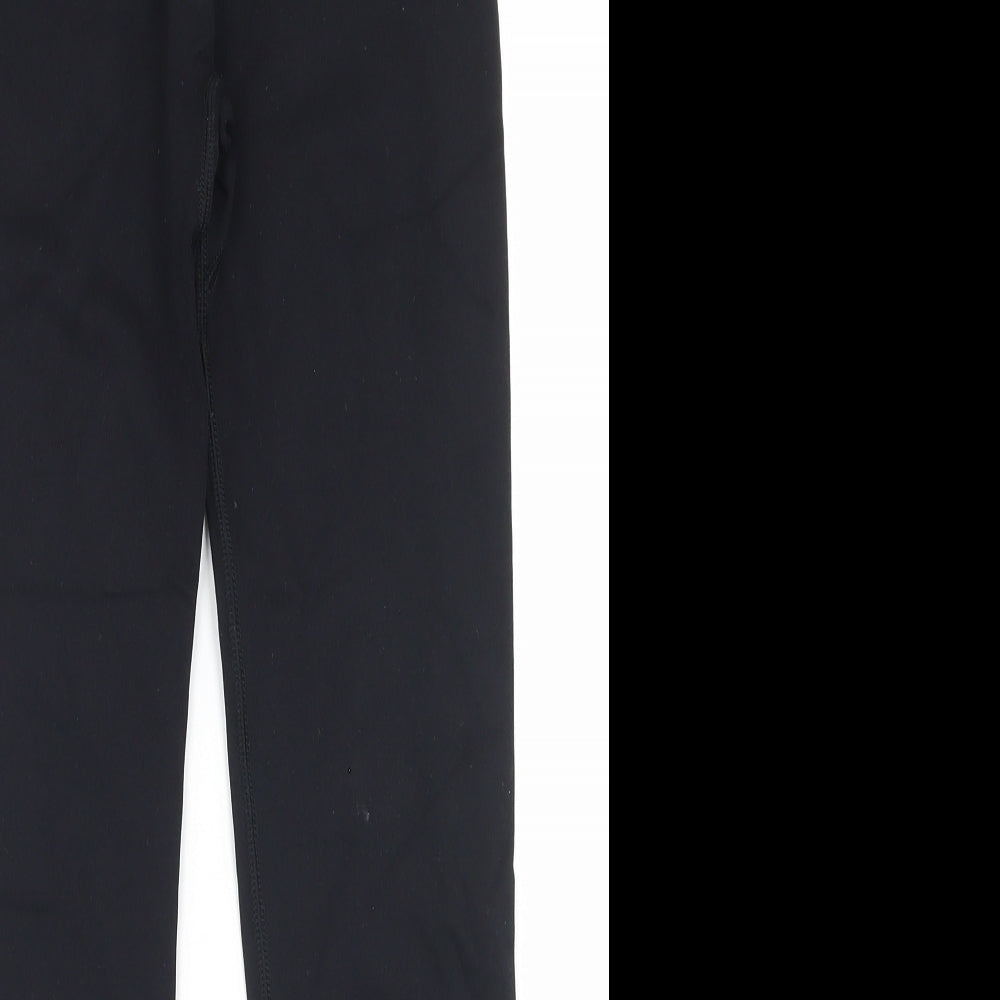 NEXT Womens Black  Nylon Compression Leggings Size S L24 in Regular