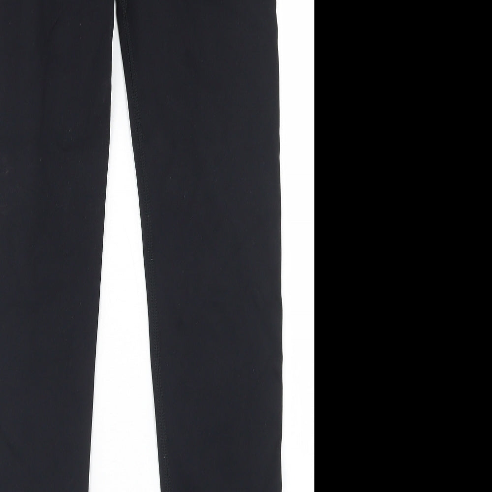 NEXT Womens Black  Nylon Compression Leggings Size S L24 in Regular