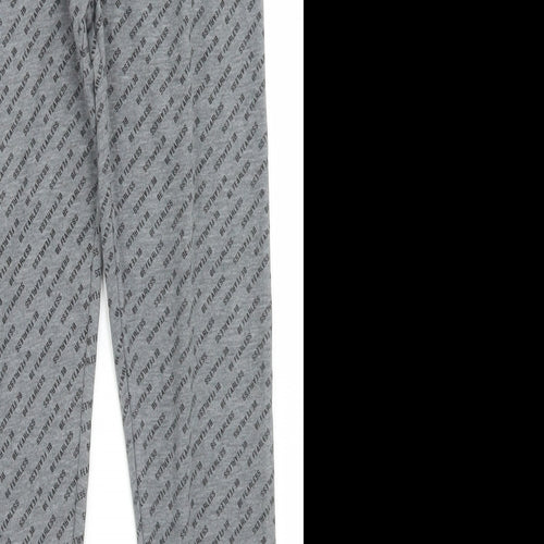 Primark Girls Grey Spotted Polyester Capri Trousers Size 8-9 Years  Regular  - Be Fearless