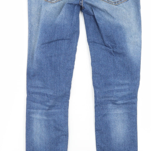 JDY Denim Womens Blue  Cotton Skinny Jeans Size 25 in L32 in Regular Button