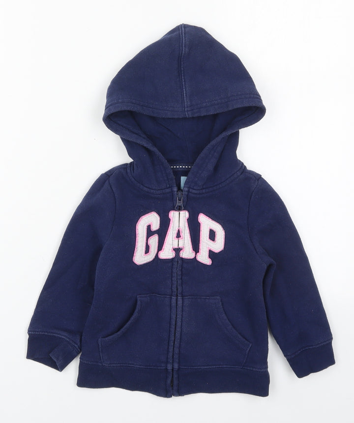 Gap Girls Blue   Jacket  Size 18-24 Months   Zip