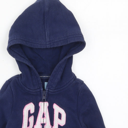 Gap Girls Blue   Jacket  Size 18-24 Months   Zip