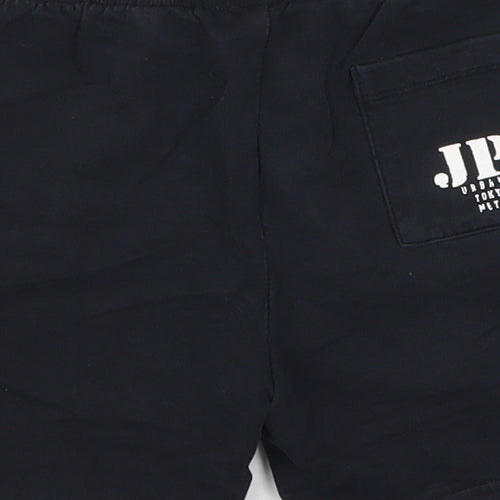 Matalan Boys Black  Cotton Sweat Shorts Size 6 Years  Regular Drawstring - Urban Sport