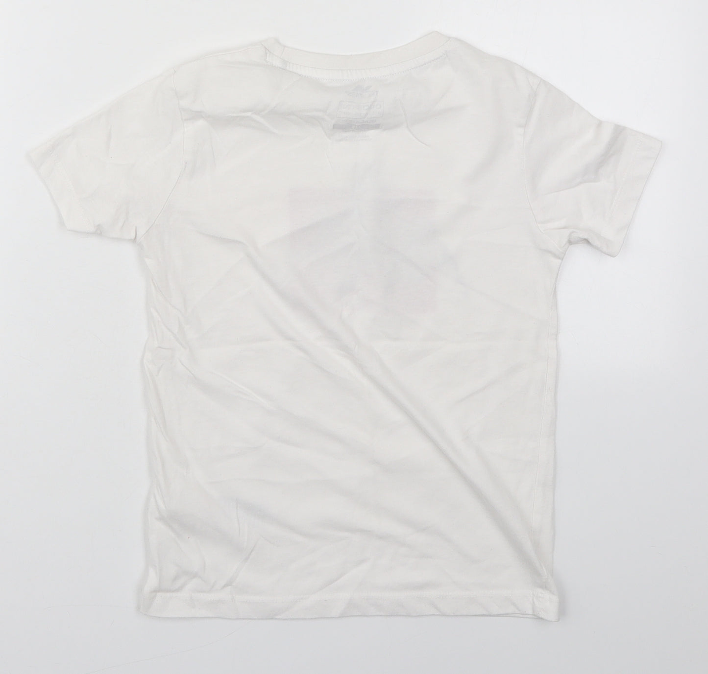 Trespass Boys White  Cotton Basic T-Shirt Size 7-8 Years Crew Neck Pullover - Big Trip