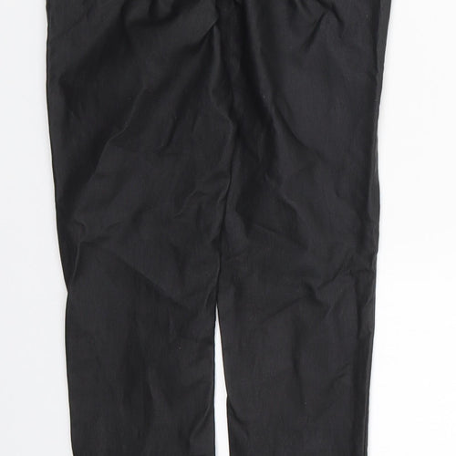 Denim Co Womens Black  Viscose Trousers  Size 8 L28 in Regular Button