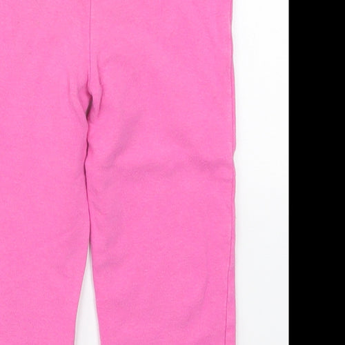 Juicy Couture Girls Pink  Cotton Sweatpants Trousers Size 18-24 Months  Drawstring