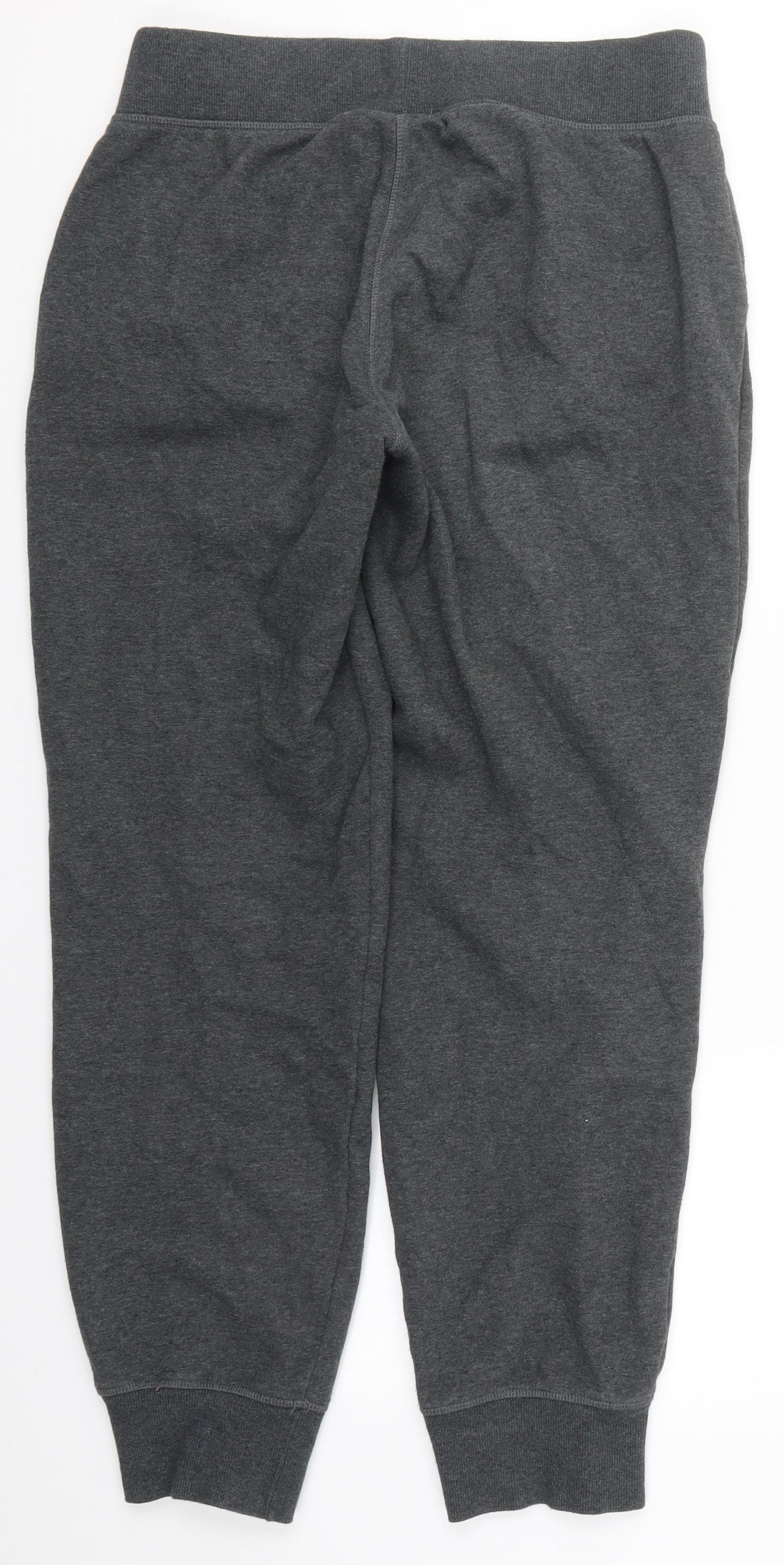 adidas Womens Grey  Cotton Sweatpants Trousers Size 12 L30 in Regular Drawstring
