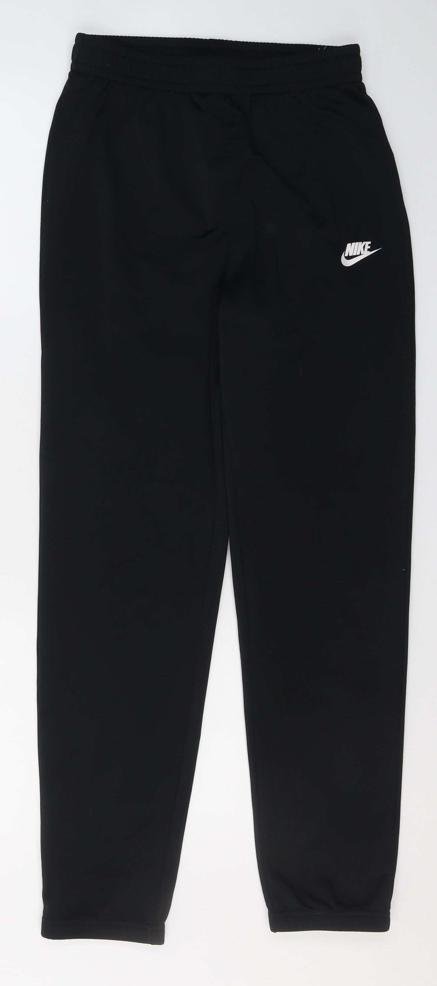 Nike Boys Black  Polyester Jogger Trousers Size XL  Regular  - 158-170cm