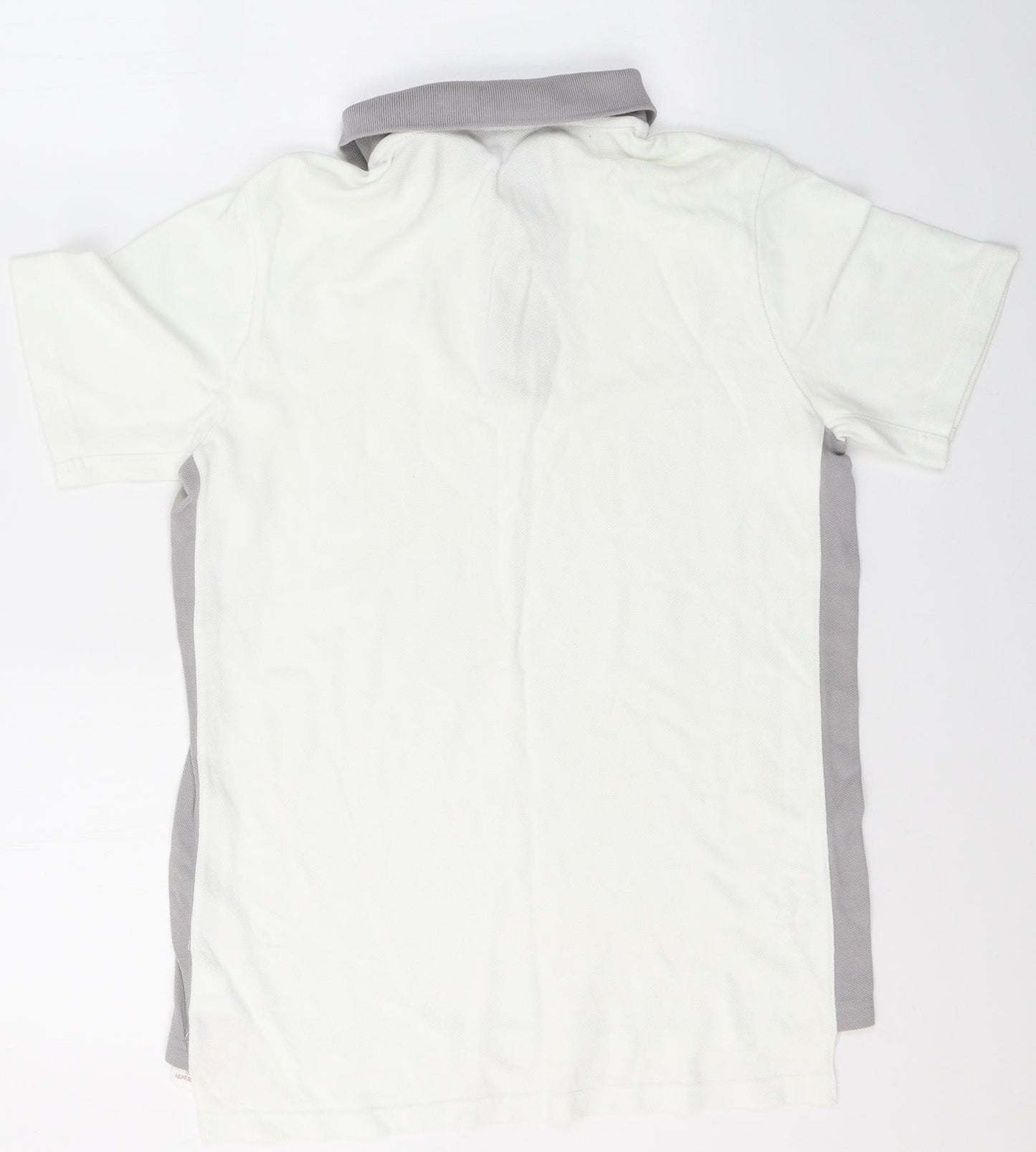 Nike Boys White  Cotton Basic T-Shirt Size XL Collared  - 158-170cm