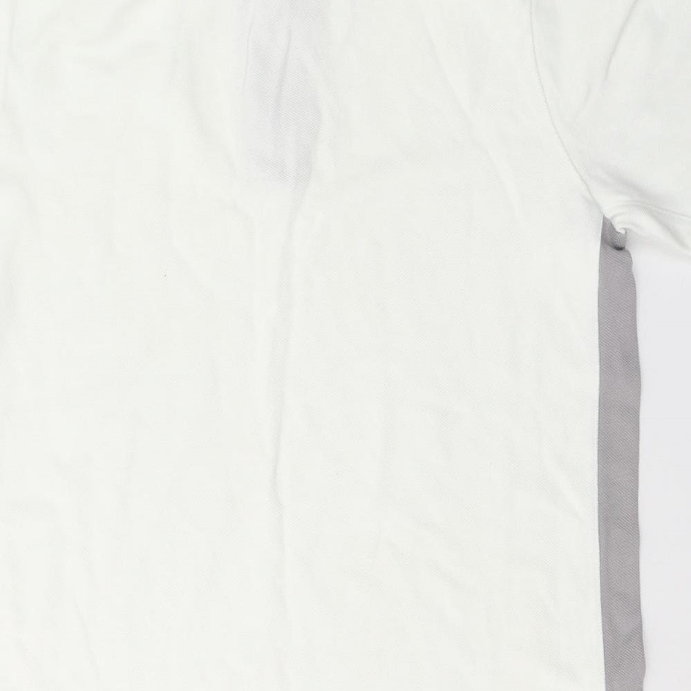 Nike Boys White  Cotton Basic T-Shirt Size XL Collared  - 158-170cm