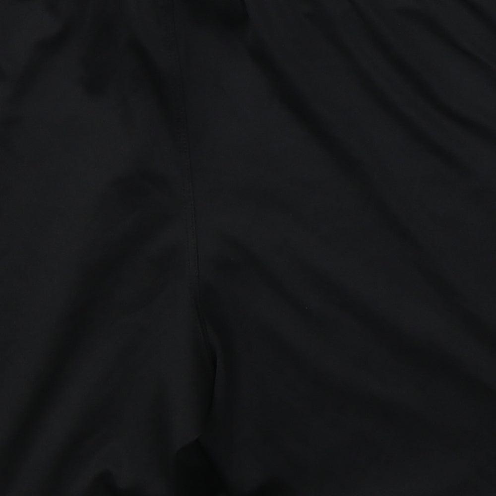 Kappa Boys Black  Polyester Sweat Shorts Size 14 Years  Regular Tie