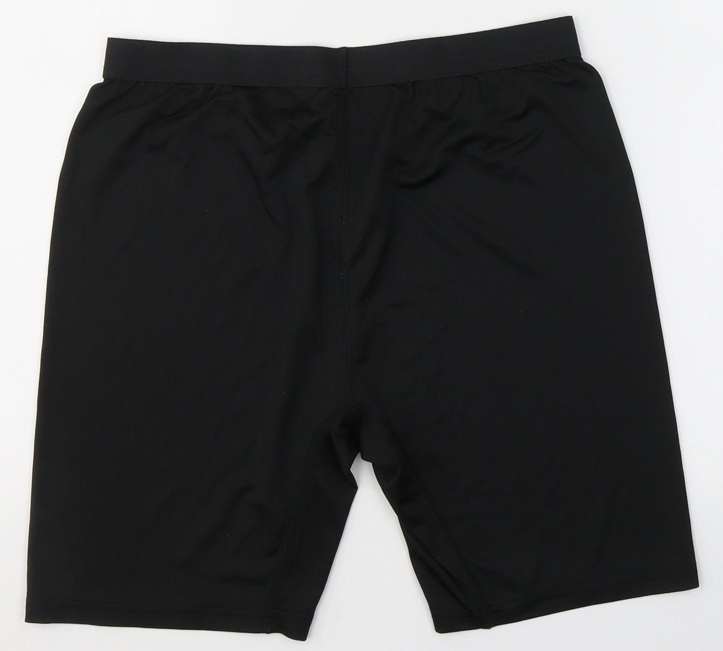 Preworn Mens Black  Polyester Compression Shorts Size L L7 in Regular  - Undershots