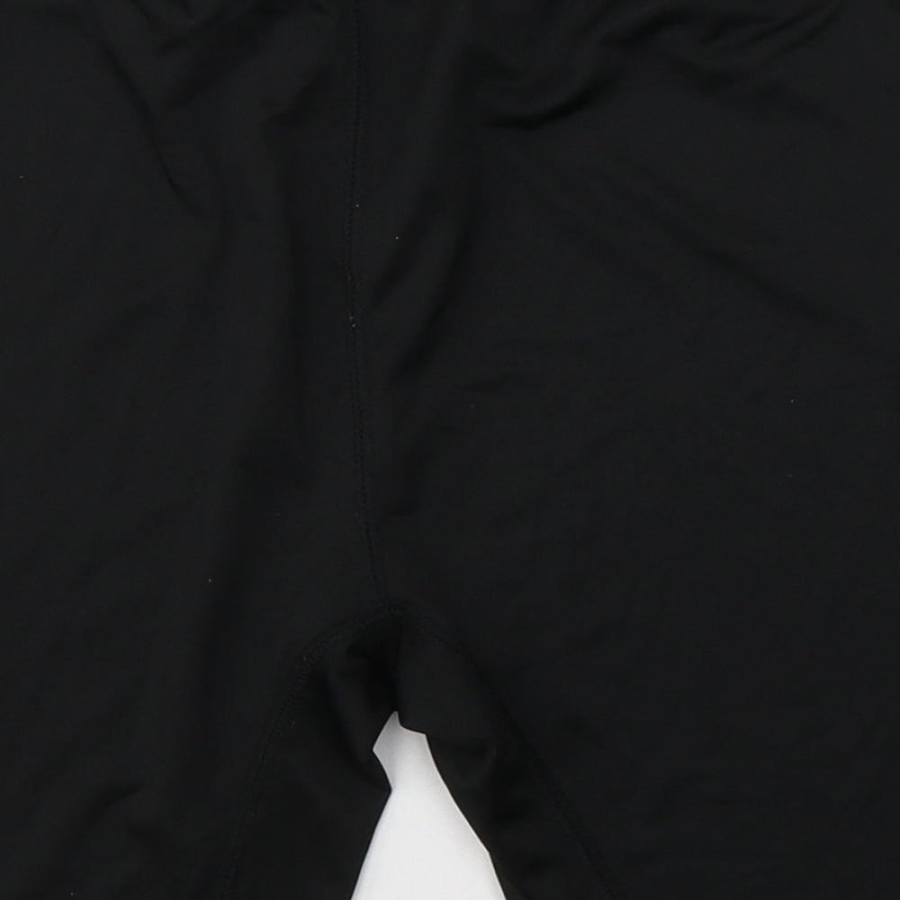 Preworn Mens Black  Polyester Compression Shorts Size L L7 in Regular  - Undershots